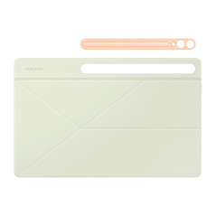 SAMSUNG Smart Book Cover Étui pour Tablette à Rabat avec Double Affichage pour Galaxy Tab S9 Ultra | Tab S10 Ultra, Orange