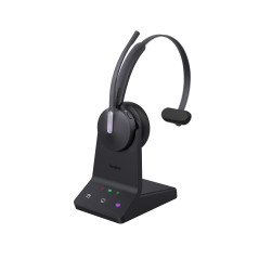 Yealink Casque Micro sans Fil WH64 Mono Teams avec Base