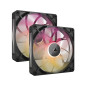 CORSAIR iCUE Link RX140 Max RGB 140mm PWM Ventilateur Épaiss avec iCUE Link System Hub – Pression Statique Élevée – Palier à Dôm CORSAIR iCUE Link RX140 Max RGB 140mm PWM Ventilateur Épaiss avec iCUE Link System Hub – Pression Statique Élevée – Palier à Dôm