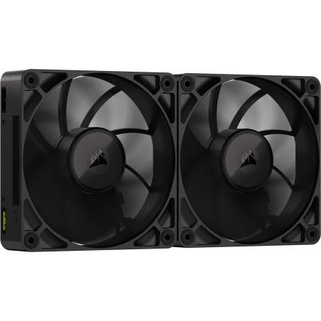 CORSAIR iCUE Link RX140 Max 140mm PWM Ventilateur Épaiss avec iCUE Link System Hub – Pression Statique Élevée – Liquid Crystal P