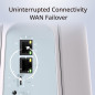 D-Link G530 Routeur Wi-FI 6 5G NR AX3000 avec Vitesses 5G allant Jusqu’à 3,4 Gbps, Wi-FI 6, Ports WAN et LAN Gigabit, basculemen D-Link G530 Routeur Wi-FI 6 5G NR AX3000 avec Vitesses 5G allant Jusqu’à 3,4 Gbps, Wi-FI 6, Ports WAN et LAN Gigabit, basculemen