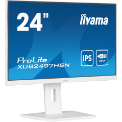 iiyama Moniteur XUB2497HSN-W2-23.8", IPS, 1920 x 1080/100Hz, 1H1DP1C, Has, RJ45