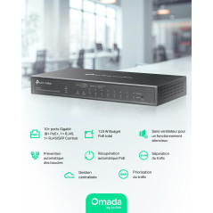 TP Link TP Link Omada ES210GMP V1 PoE 123 W