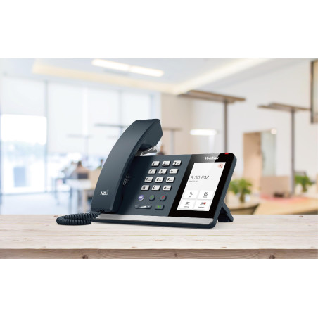 Yealink MP54 E2 Certifié pour Microsoft Teams & Skype for Business, Téléphone de Bureau pour PC, Couplage Bluetooth, Écran Tacti