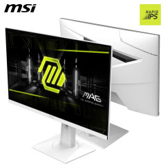 MSI MAG 274PFW Écran Gaming 27'' FHD - Dalle Rapid IPS 1920 x 1080, 180 Hz / 1ms (GtG), 117% sRGB, Design sans Bordure, HDR Read