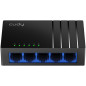 Cudy GS105D Commutateur 5 Gigabit 10/100/1000Mbps Ports RJ45, Commutateur Réseau, Répartiteur LAN, Plug and Play Cudy GS105D Commutateur 5 Gigabit 10/100/1000Mbps Ports RJ45, Commutateur Réseau, Répartiteur LAN, Plug and Play