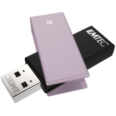 EMTEC, ECMMD8GC352, Clé USB 8 Go en métal alliage de zinc, design moderne et élégant, connectivité USB 20, idéale pour étudiants
