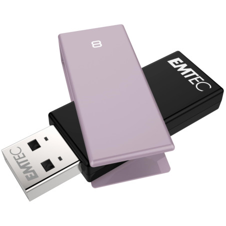 EMTEC, ECMMD8GC352, Clé USB 8 Go en métal alliage de zinc, design moderne et élégant, connectivité USB 20, idéale pour étudiants