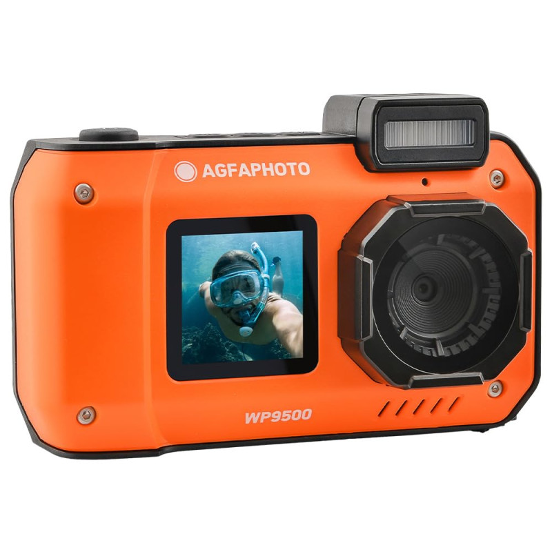 AgfaPhoto Realishot WP9500 - Appareil Photo Numérique Waterproof, Étanche 7m, 24 MP, Zoom 18X, Vidéo 4K, Double Écran 2.9"/1.4" AgfaPhoto Realishot WP9500 - Appareil Photo Numérique Waterproof, Étanche 7m, 24 MP, Zoom 18X, Vidéo 4K, Double Écran 2.9"/1.4"