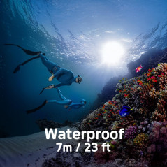 AgfaPhoto Realishot WP9500 - Appareil Photo Numérique Waterproof, Étanche 7m, 24 MP, Zoom 18X, Vidéo 4K, Double Écran 2.9"/1.4" 