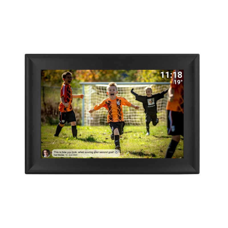 Denver Cadre Photo numérique 10.1 Pouces - avec Lumière LED Ambiante (Ambient LED Light) - HD - Cadre Photo électronique - Frame Denver Cadre Photo numérique 10.1 Pouces - avec Lumière LED Ambiante (Ambient LED Light) - HD - Cadre Photo électronique - Frame