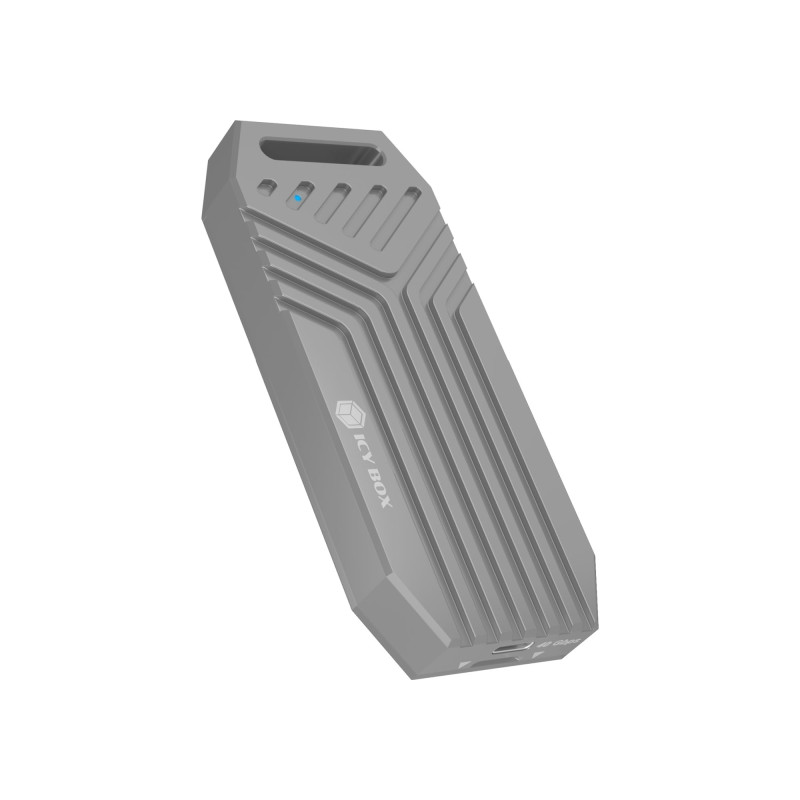 ICY Box (USB4) Boîtier M.2 NVMe, jusqu'à 40 Gbit/s, USB-C Gen 3 x 2, pour SSD M.2 2280 NVMe, Montage sans Outil, boîtier de Refr ICY Box (USB4) Boîtier M.2 NVMe, jusqu'à 40 Gbit/s, USB-C Gen 3 x 2, pour SSD M.2 2280 NVMe, Montage sans Outil, boîtier de Refr