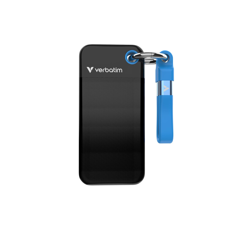 Verbatim Pocket SSD 1To (SSD NVMe Externe, USB 3.2 Gen 2, jusqu'à 1000 Mo/s de Lecture et d'écriture, Disque Dur Portable pour M Verbatim Pocket SSD 1To (SSD NVMe Externe, USB 3.2 Gen 2, jusqu'à 1000 Mo/s de Lecture et d'écriture, Disque Dur Portable pour M