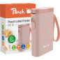 Peach Imprimante d'étiquettes PE110 Rose Peach Imprimante d'étiquettes PE110 Rose