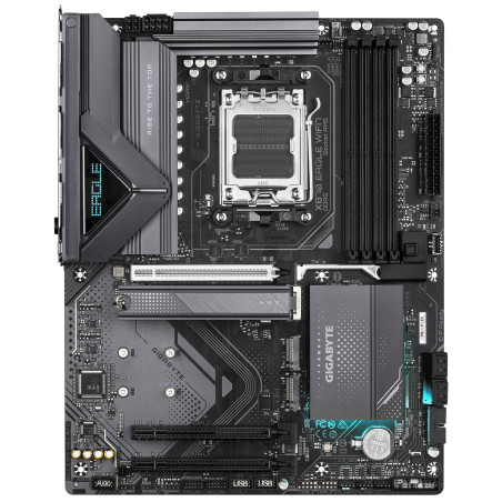 GIGABYTE Carte Mère X870 Eagle WIFI7 - Prend en Charge Les processeurs AMD Ryzen 9000, VRM à 14+2+2 Phases, jusqu'à 8000MHz DDR5