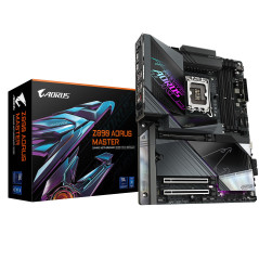 GIGABYTE Carte mère Z890 AORUS Master - Prend en Charge Les processeurs Intel Core Ultra (série 2), 18+1+2 Phases VRM, jusqu'à 9