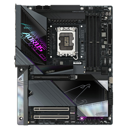 GIGABYTE Carte mère Z890 AORUS Master - Prend en Charge Les processeurs Intel Core Ultra (série 2), 18+1+2 Phases VRM, jusqu'à 9