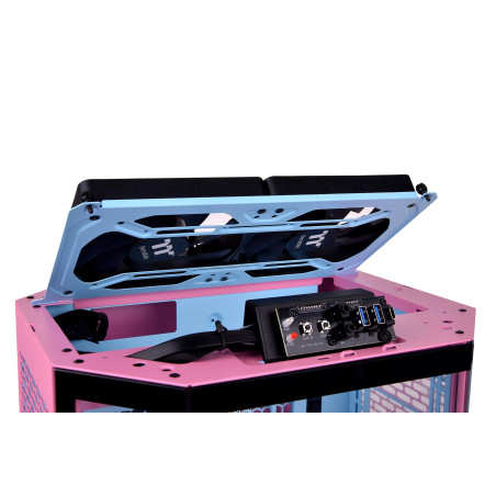 THERMALTAKE The Tower 300 | Boîtier Gaming Moyen Tour | Bubble Pink