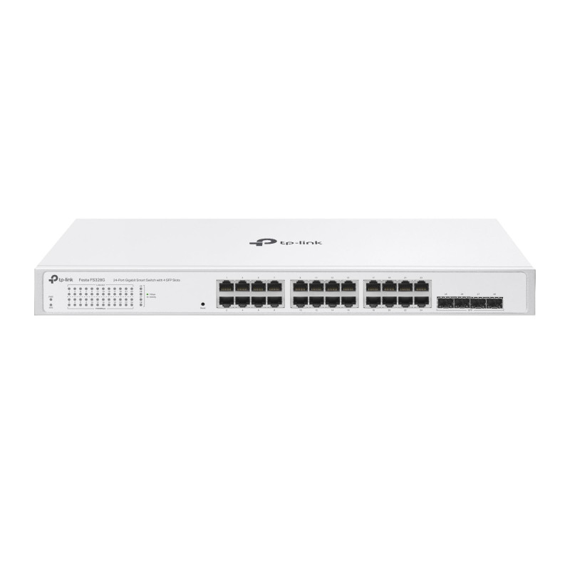 TP-Link Festa FS328G Commutateur Gigabit 24 Ports avec 4 emplacements SFP, Gestion Cloud, optimisation du réseau pour Entreprise TP-Link Festa FS328G Commutateur Gigabit 24 Ports avec 4 emplacements SFP, Gestion Cloud, optimisation du réseau pour Entreprise