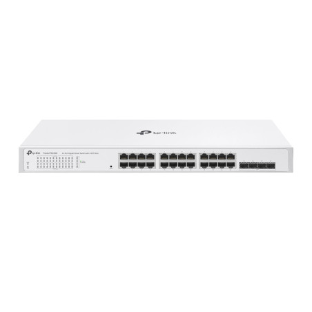TP-Link Festa FS328G Commutateur Gigabit 24 Ports avec 4 emplacements SFP, Gestion Cloud, optimisation du réseau pour Entreprise
