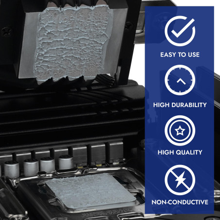 Polartherm Thermal Grizzly X-8 Pâte thermique CPU 2 g pour CPU et GPU – Haute conductivité thermique, longue durée de vie, grais