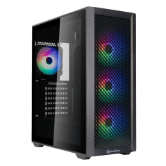 SilverStone Technology FARA 515XR Châssis de Tour intermédiaire ATX équipé d’Un Support pour Double radiateur et d’Un stupéfiant