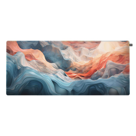 CHERRY XTRFY GP5, Tapis de Souris de Gaming en Tissu XL (920 x 400 x 3 mm), Surface Lisse Rapide et Précise, Bords Cousus, Antid