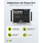 goobay Adaptateur SATA pour disques durs USB 3.0 et IDE/USB HDD & SSD/avec câble USB A vers B & Molex et Bloc d'alimentation 12 goobay Adaptateur SATA pour disques durs USB 3.0 et IDE/USB HDD & SSD/avec câble USB A vers B & Molex et Bloc d'alimentation 12