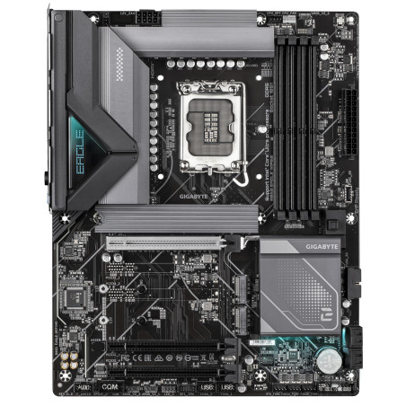 GIGABYTE B860 Eagle WIFI6E Carte mère - Processeurs Intel Core Ultra, VRM 12+1+2+1 Phases, jusqu'à 9066MHz DDR5, 1xPCIe 5.0 + 2x