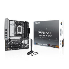 AMD B840 mATX Motherboard, DDR5, PCIe 4.0 Ready, Three M.2 Slots, Wi-FI 6E, Realtek 2.5Gb Ethernet, DisplayPort, HDMI™, Rear and