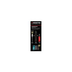 MONSTER - Pack Accessoires complet TV 4K HDR - Câble HDMI 4K 22,5Gbps - 1,8 m + Screenclean 60 ml + Power 4 Prises