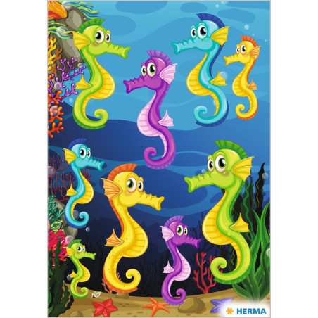 HERMA 15398 Multicolore autocollant décoratif - Autocollants décoratifs (Multicolore, Motif animal, 1 feuilles)