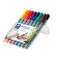 Staedtler Lumocolor Permanent 313, Feutres permanents pour toutes les surfaces, Sans xylène ni toluène, Set de 8 couleurs lumine Staedtler Lumocolor Permanent 313, Feutres permanents pour toutes les surfaces, Sans xylène ni toluène, Set de 8 couleurs lumine