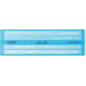 Staedtler Mars 572 S - Trace-Lettres Plastique Bleu Transparent Hauteur De Lettre 3, 5 Mm Et 5 Mm Staedtler Mars 572 S - Trace-Lettres Plastique Bleu Transparent Hauteur De Lettre 3, 5 Mm Et 5 Mm