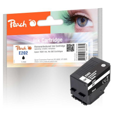 Cartouche d'encre Peach Noir, Compatible avec Epson T02E1, No. 202 BK, C13T02E14010