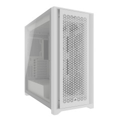 CORSAIR 5000D Core Airflow Boîtier PC ATX Mid Tower - Aucun Ventilateur Inclus - Panneau Latéral en Verre - Design à Haut Débit
