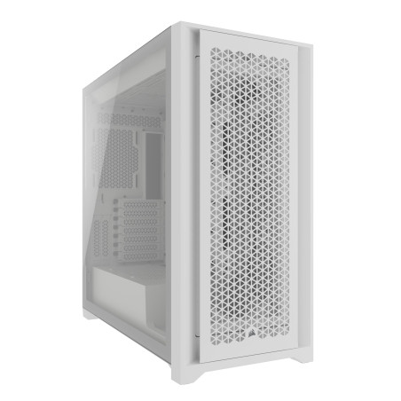 CORSAIR 5000D Core Airflow Boîtier PC ATX Mid Tower - Aucun Ventilateur Inclus - Panneau Latéral en Verre - Design à Haut Débit