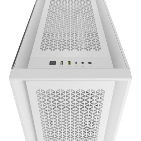 CORSAIR 5000D Core Airflow Boîtier PC ATX Mid Tower - Aucun Ventilateur Inclus - Panneau Latéral en Verre - Design à Haut Débit
