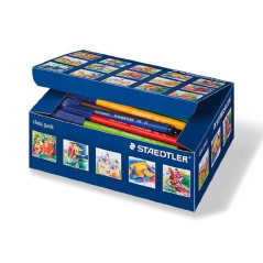 Staedtler - Noris Club 326 - Classpack Carton 100 Feutres Coloriage Pointe Moyenne 1 mm Assortis