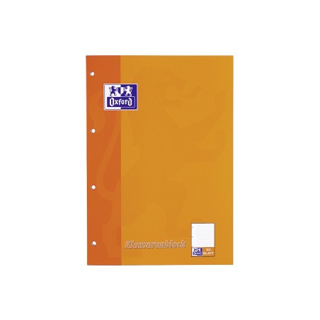 OXFORD Klausurenblock, format A4, 100 pages, ligné