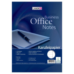 LANDRÉ Papier ministre 100050618, DIN A3 vers A4 plié, ligné, 80 g/m², 250 feuilles par lot Papier de bureau "Office", DIN A3 pl