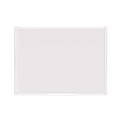 MAUL tableau blanc MAULprimo 45x60cm | Tableau magnétique avec bac de rangement pour marqueurs | Magnétique, inscriptible et eff