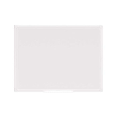 MAUL tableau blanc MAULprimo 45x60cm | Tableau magnétique avec bac de rangement pour marqueurs | Magnétique, inscriptible et eff