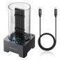 GRAUGEAR Station d'accueil SSD M.2 NVMe 40 Gbit/s, Base d'accueil Externe USB 4 avec Ventilateur de Refroidissement, Prise en Ch GRAUGEAR Station d'accueil SSD M.2 NVMe 40 Gbit/s, Base d'accueil Externe USB 4 avec Ventilateur de Refroidissement, Prise en Ch