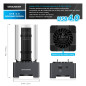 GRAUGEAR Station d'accueil SSD M.2 NVMe 40 Gbit/s, Base d'accueil Externe USB 4 avec Ventilateur de Refroidissement, Prise en Ch GRAUGEAR Station d'accueil SSD M.2 NVMe 40 Gbit/s, Base d'accueil Externe USB 4 avec Ventilateur de Refroidissement, Prise en Ch