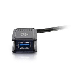 C2G 39939 câble USB 5 m USB A Noir - Câbles USB (5 m, USB A, USB A, 3.0 (3.1 Gen 1), Male connector / Female connector, Noir)