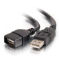 C2G /Cables to Go 52106 Câble d'extension USB 2.0 A mâle vers A femelle Noir 1 m C2G /Cables to Go 52106 Câble d'extension USB 2.0 A mâle vers A femelle Noir 1 m