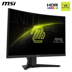 MSI MAG 244C Écran Gaming incurvé 24'' FHD 1500R, Dalle VA 1920 x 1080, 180 Hz, 1ms, AMD FreeSync, DP 1.2a, HDMI 2.0b CEC, sans 