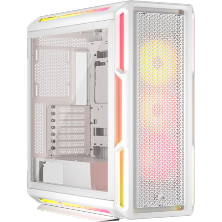 Corsair iCUE Link 5000T LX RGB Boîtier PC ATX de Taille Moyenne – 3X Ventilateurs LX120 RGB Préinstallés, Bandes Lumineuses RGB