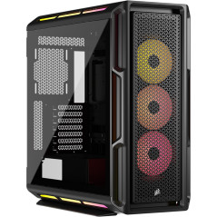 Corsair iCUE Link 5000T LX RGB Boîtier PC ATX de Taille Moyenne – 3X Ventilateurs LX120 RGB Préinstallés, Bandes Lumineuses RGB